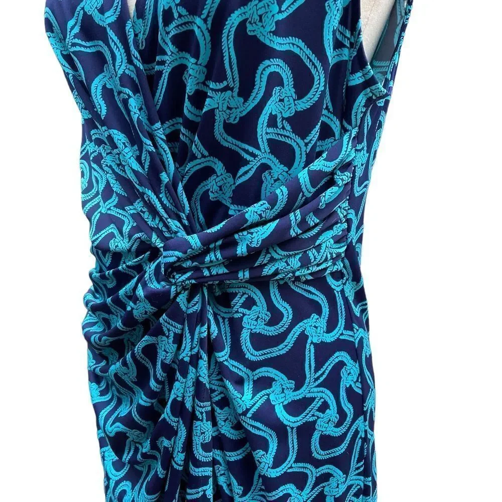 Julie Brown NYC Rope and Knots Front Twist Sleeveless Dress - Picture 6 of 13